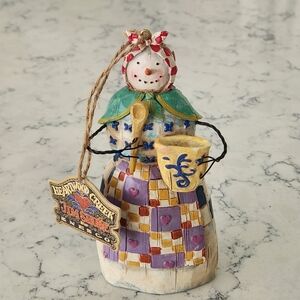 Enesco JIM SHORE Heartwood Creek 2003 Snow Lady Figurine  Ornament B113111